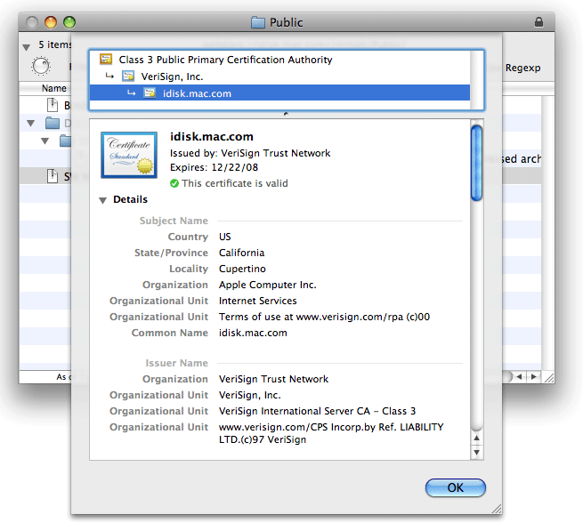Listing - Certificate